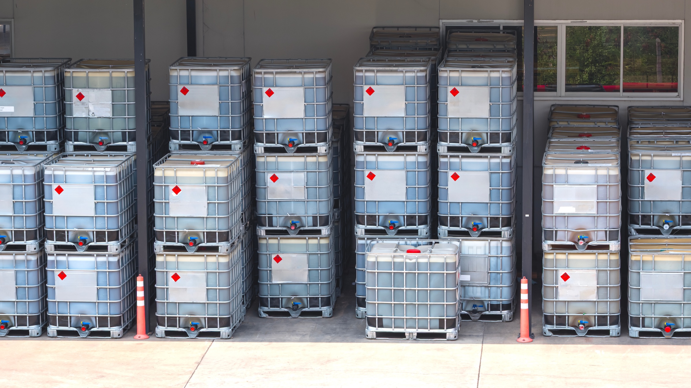 IBC Container Lagerung