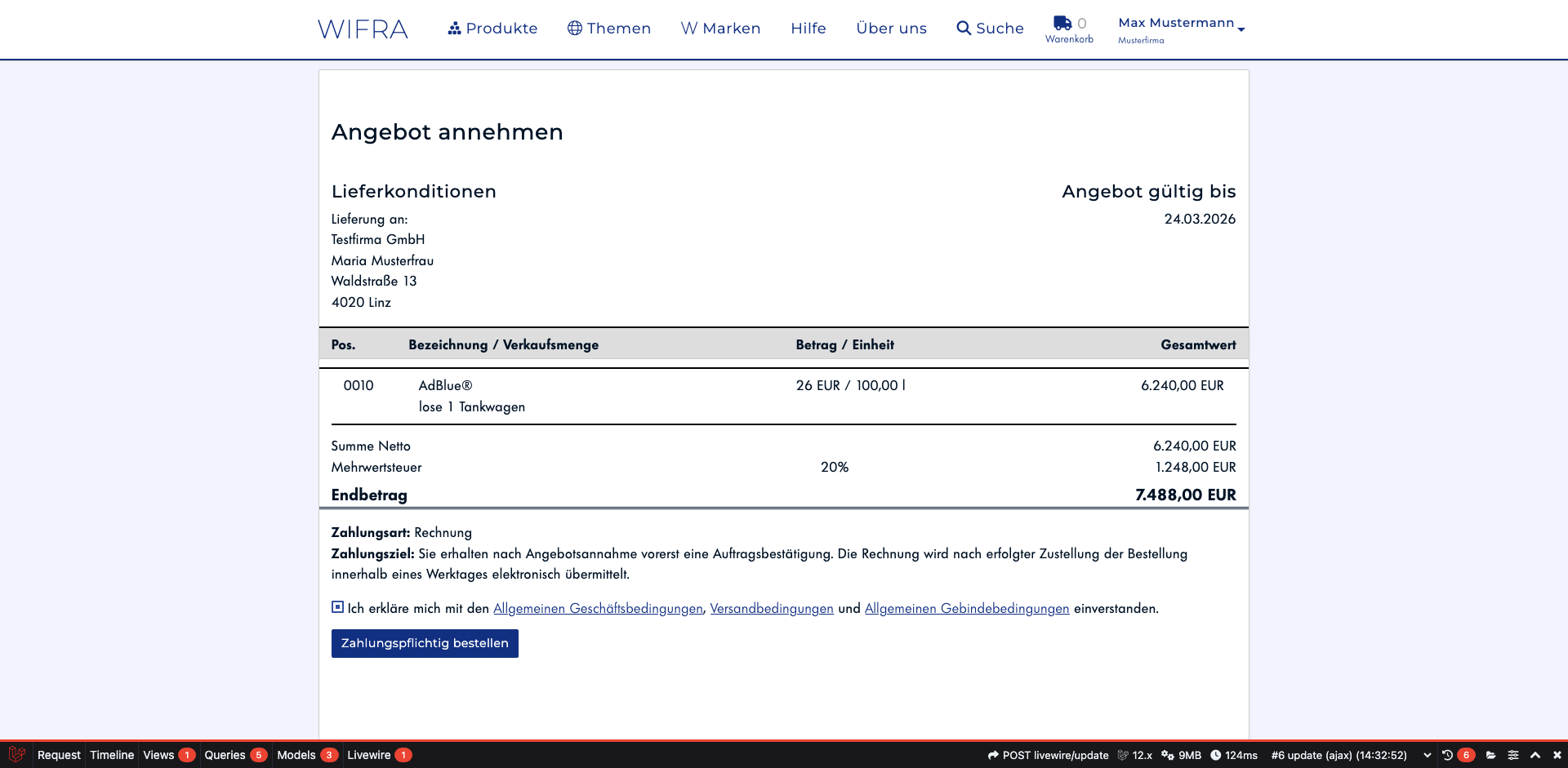 Schritt 21: AGB bestätigt